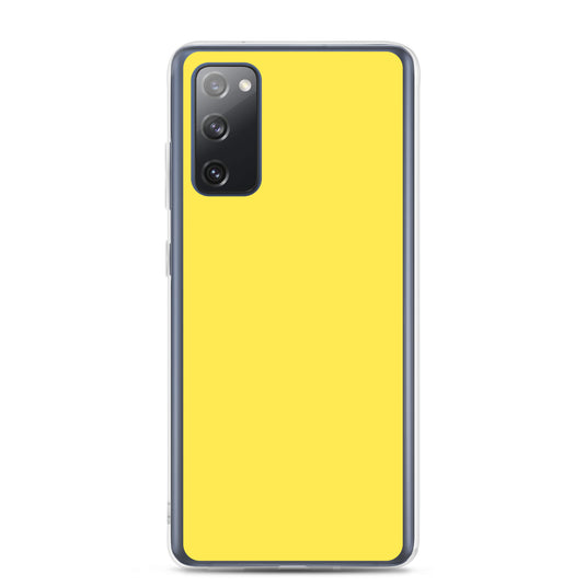 Paris Daisy Yellow Samsung Clear Thin Case Plain Color CREATIVETECH