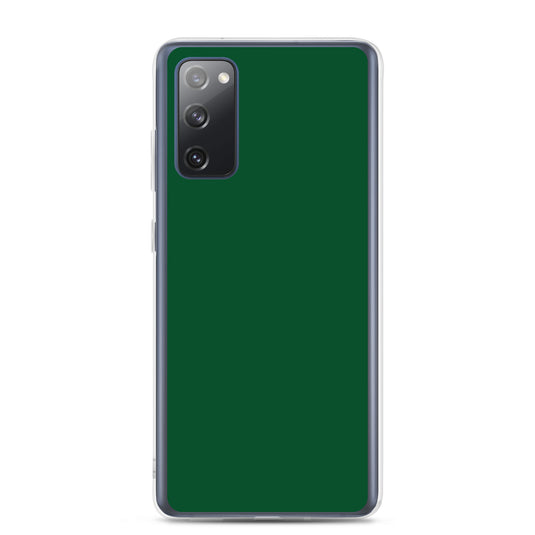 Forest Green Samsung Clear Thin Case Plain Color CREATIVETECH