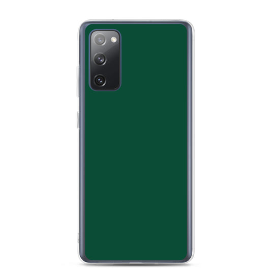 British Racing Green Samsung Clear Thin Case Plain Color CREATIVETECH