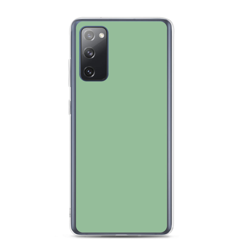 Load image into Gallery viewer, Sea Green Samsung Clear Thin Case Plain Color CREATIVETECH