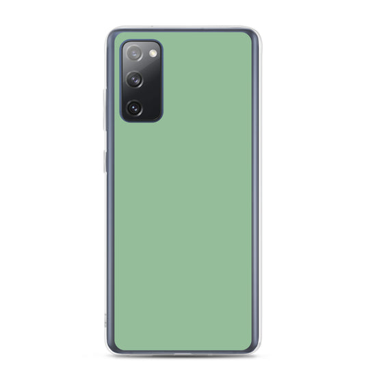 Sea Green Samsung Clear Thin Case Plain Color CREATIVETECH