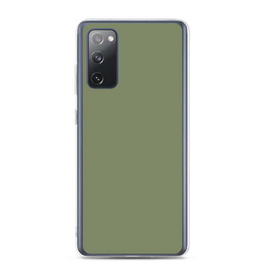 Finch Green Samsung Clear Thin Case Plain Color CREATIVETECH