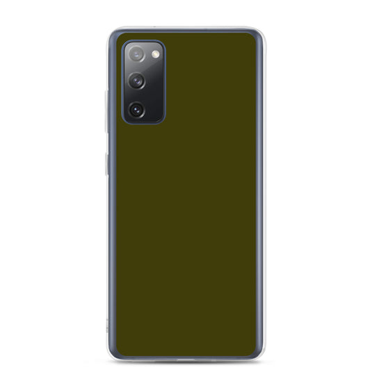 Karaka Tabacco Green Samsung Clear Thin Case Plain Color CREATIVETECH