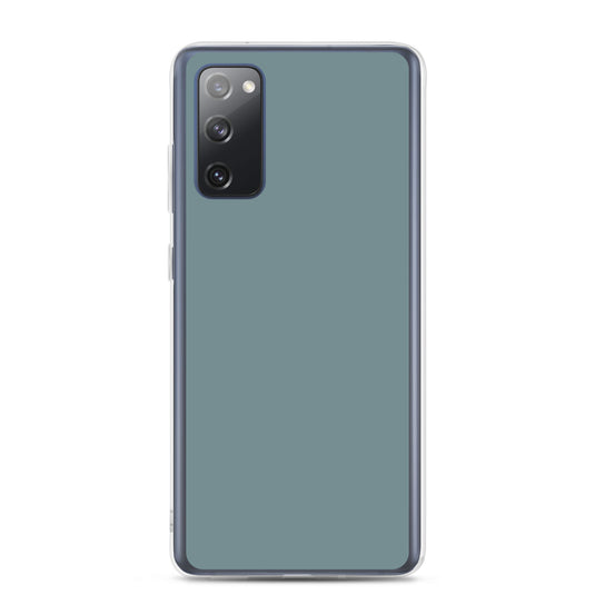 Gothic Blue Samsung Clear Thin Case Plain Color CREATIVETECH