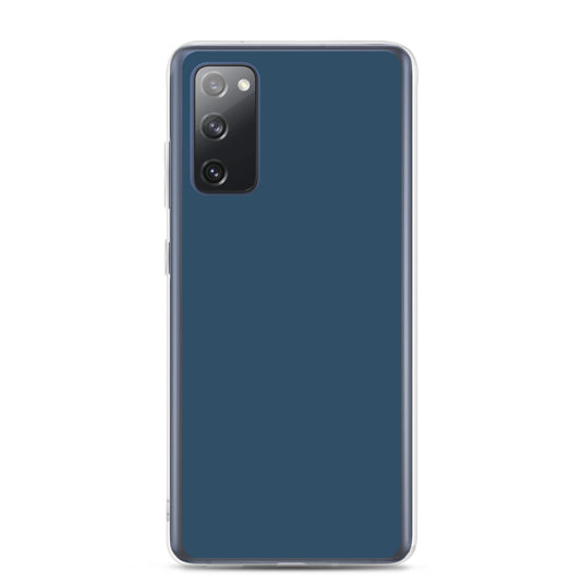 Arapawa Blue Samsung Clear Thin Case Plain Color CREATIVETECH