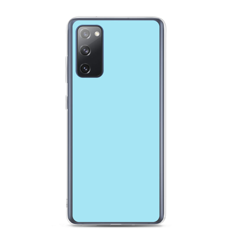Load image into Gallery viewer, Blizzard Blue Samsung Clear Thin Case Plain Color CREATIVETECH