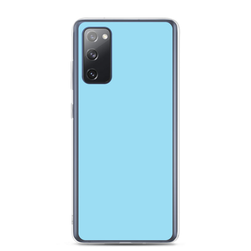 Load image into Gallery viewer, Columbia Blue Samsung Clear Thin Case Plain Color CREATIVETECH