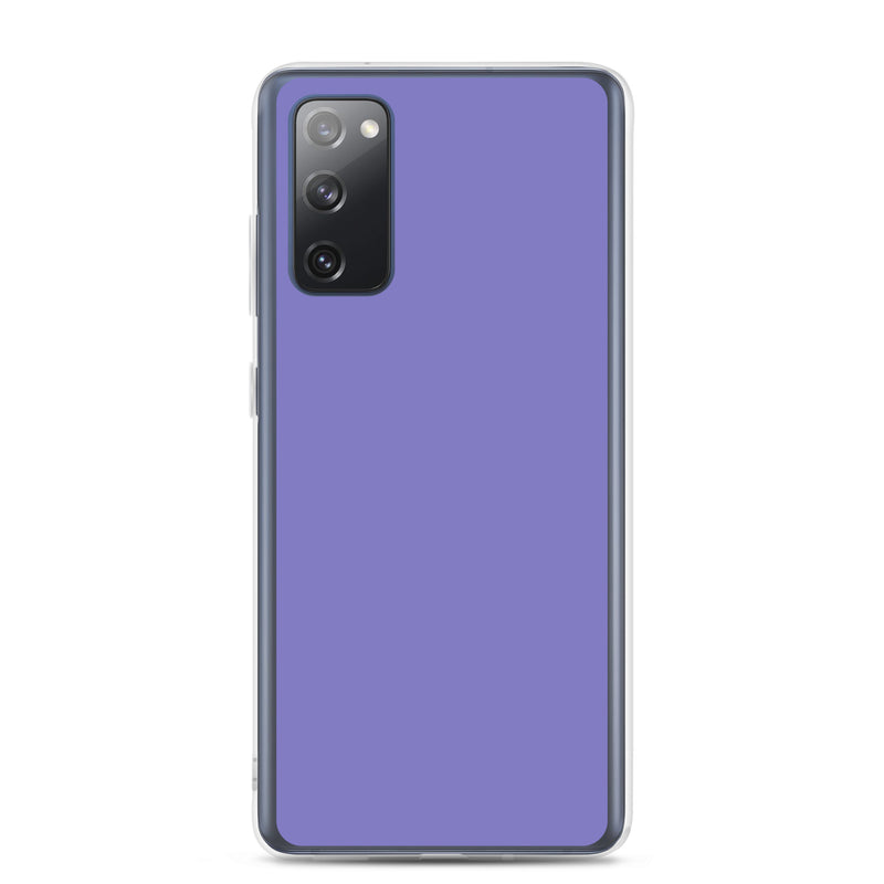 Load image into Gallery viewer, Moody Blue Purple Samsung Clear Thin Case Plain Color CREATIVETECH