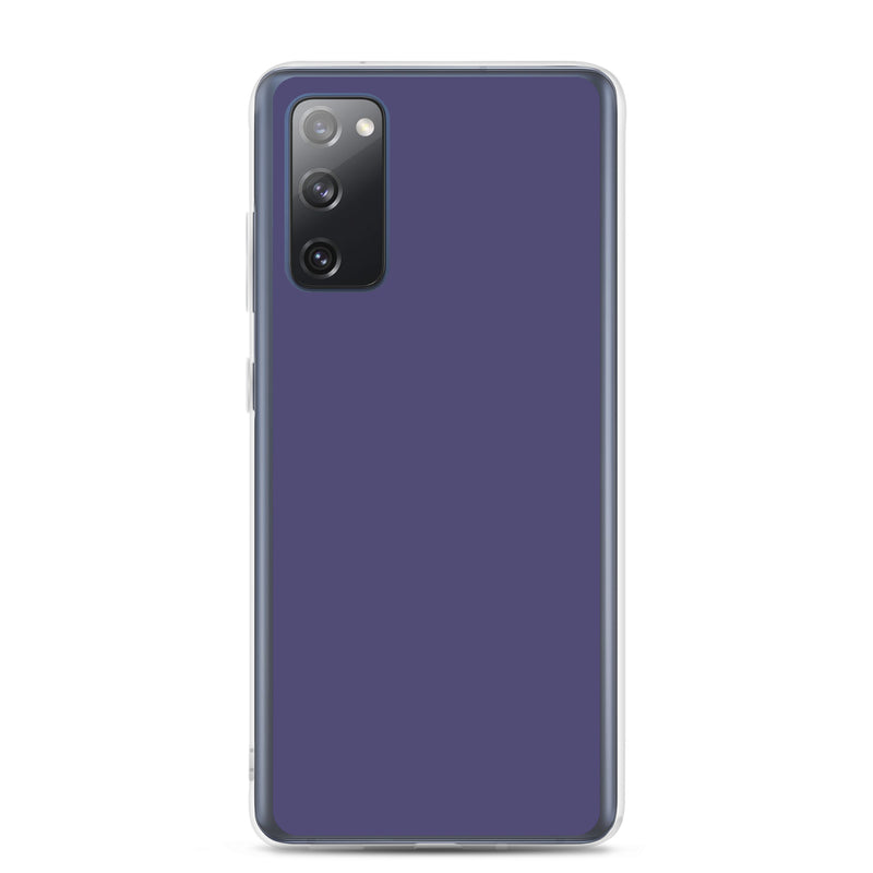 Load image into Gallery viewer, Corn Flower Blue Samsung Clear Thin Case Plain Color CREATIVETECH