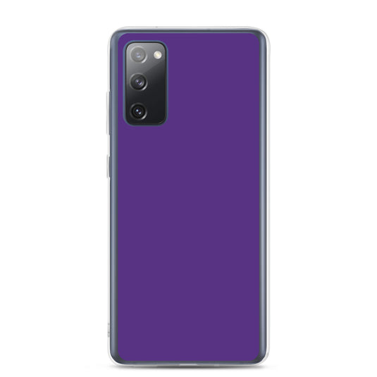 Indigo Purple Samsung Clear Thin Case Plain Color CREATIVETECH