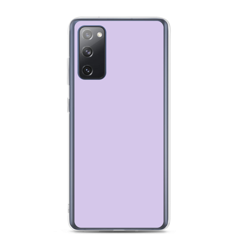 Load image into Gallery viewer, Fog Violet Samsung Clear Thin Case Plain Color CREATIVETECH