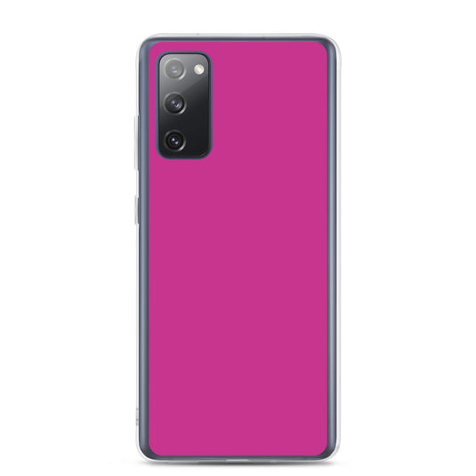 Medium Red Violet Samsung Clear Thin Case Plain Color CREATIVETECH