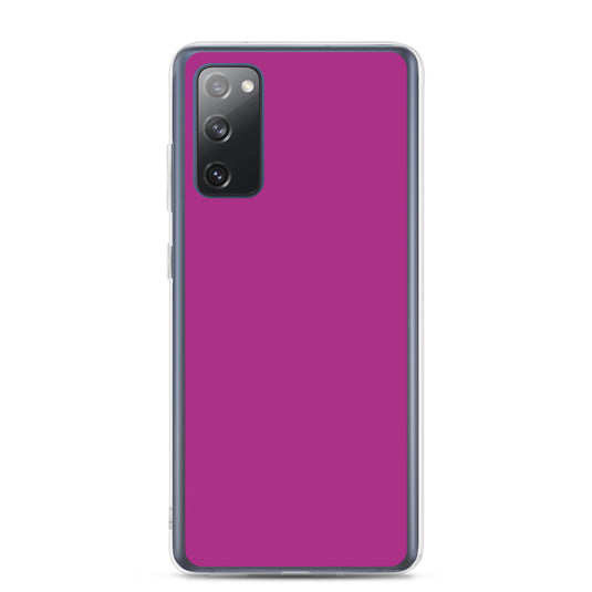 Red Violet Samsung Clear Thin Case Plain Color CREATIVETECH