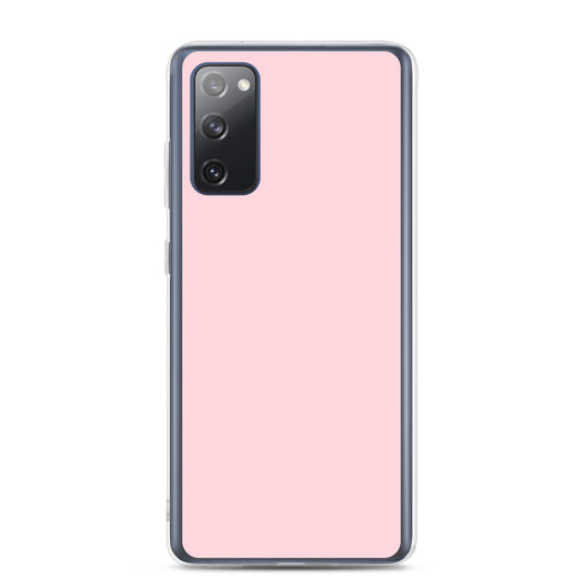 Flamingo Pink Samsung Clear Thin Case Plain Color CREATIVETECH