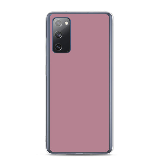 Tapestry Deep Ash Pink Samsung Clear Thin Case Plain Color CREATIVETECH