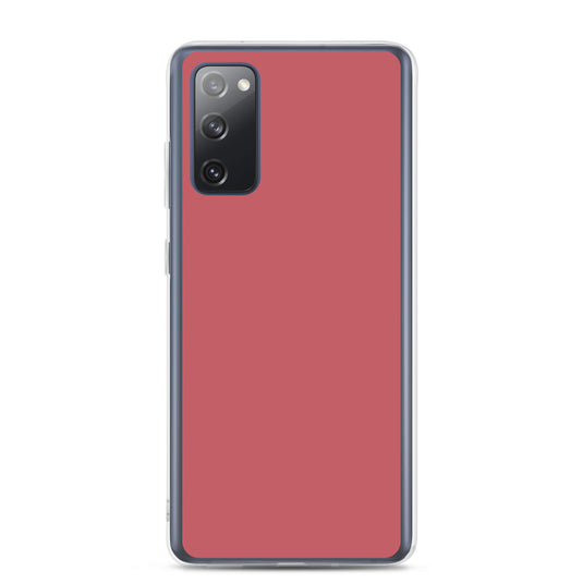 Mandy Red Samsung Clear Thin Case Plain Color CREATIVETECH