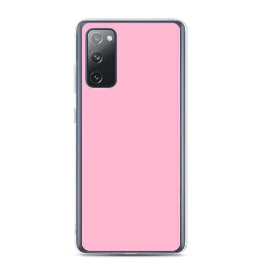 Cotton Candy Pink Samsung Clear Thin Case Plain Color CREATIVETECH