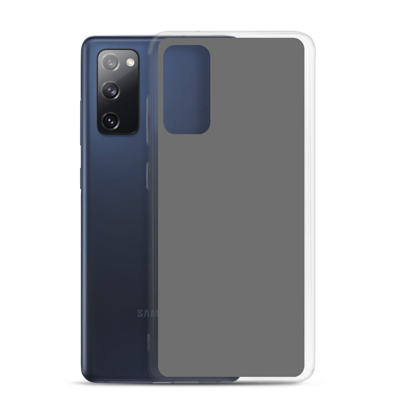 Load image into Gallery viewer, Grey Samsung Clear Thin Case Plain Color CREATIVETECH