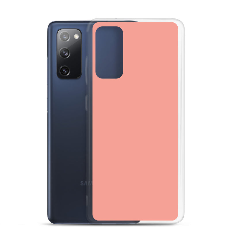 Load image into Gallery viewer, Mona Lisa Red Samsung Clear Thin Case Plain Color CREATIVETECH