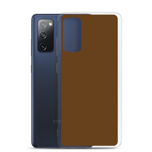 Brown Samsung Clear Thin Case Plain Color CREATIVETECH