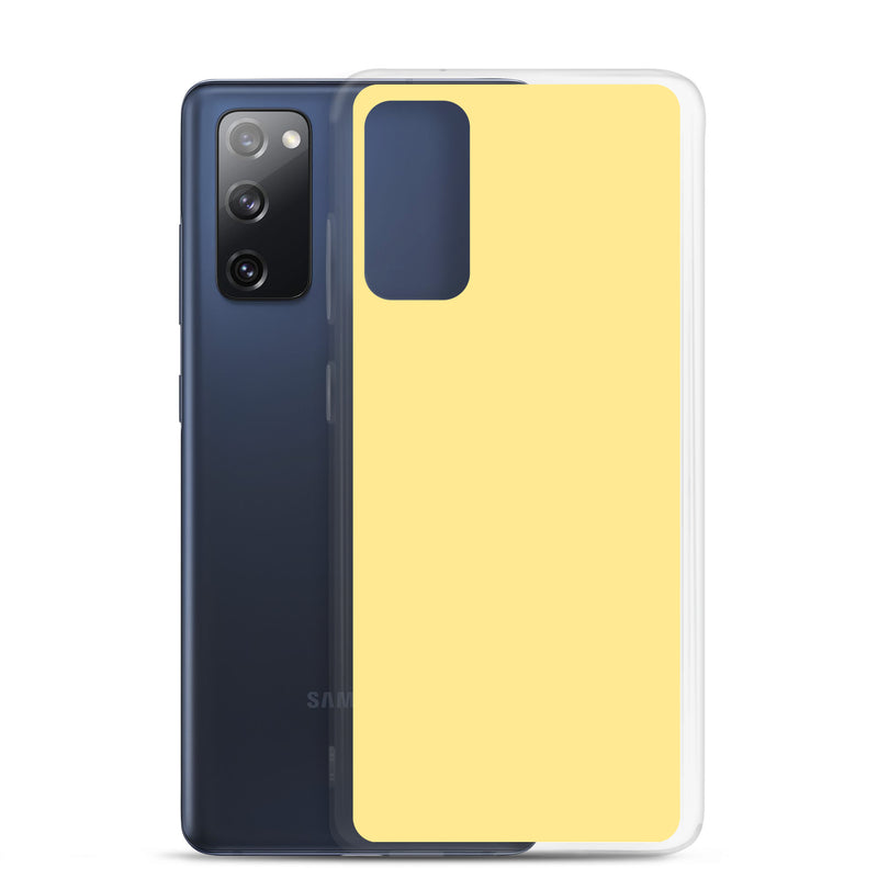 Load image into Gallery viewer, Vis Vis Yellow Samsung Clear Thin Case Plain Color CREATIVETECH