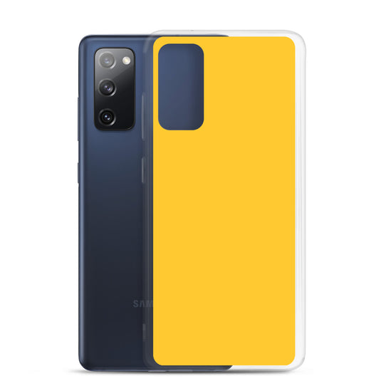 Yellow Samsung Clear Thin Case Plain Color CREATIVETECH