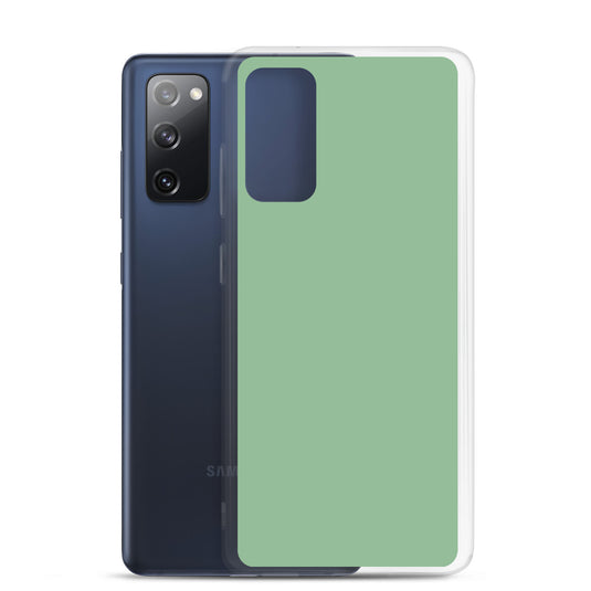 Sea Green Samsung Clear Thin Case Plain Color CREATIVETECH