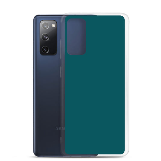 Sherpa Blue Samsung Clear Thin Case Plain Color CREATIVETECH