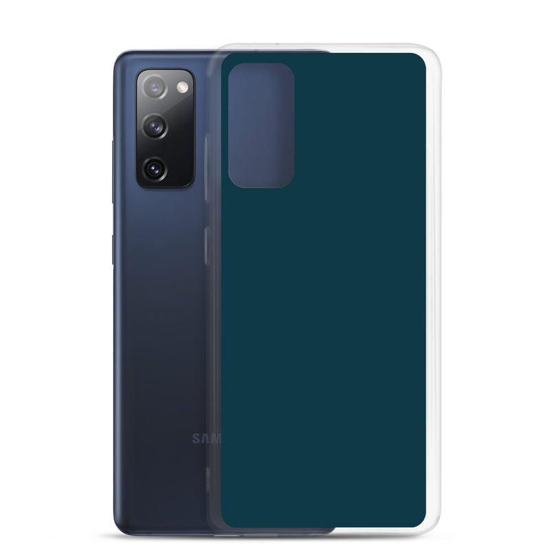 Load image into Gallery viewer, Whale Blue Samsung Clear Thin Case Plain Color CREATIVETECH