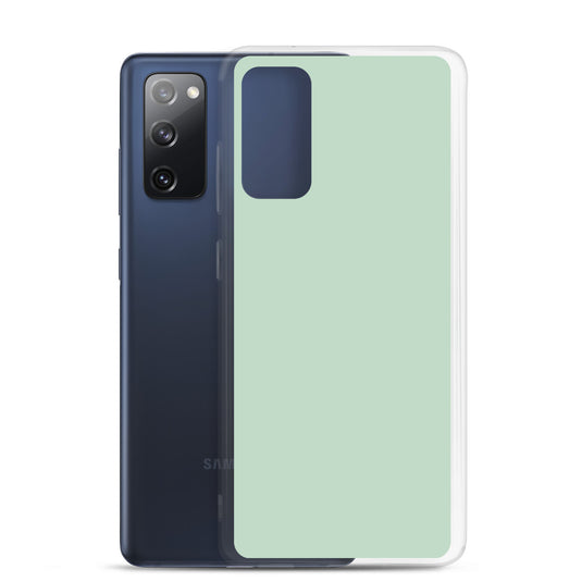 Shallow Edgewater Blue Samsung Clear Thin Case Plain Color CREATIVETECH