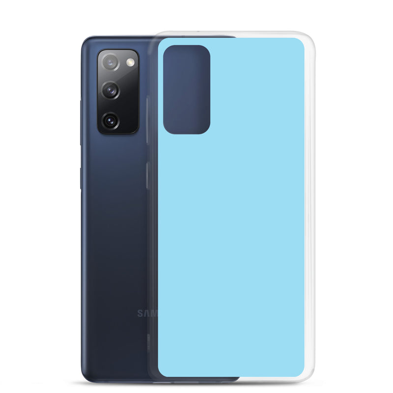 Load image into Gallery viewer, Columbia Blue Samsung Clear Thin Case Plain Color CREATIVETECH