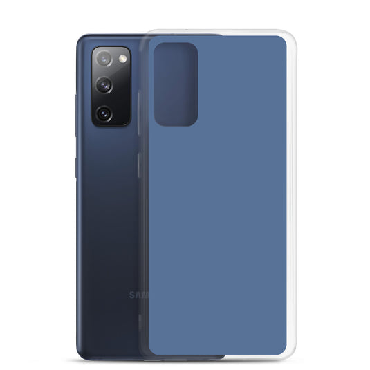 Kashmir Blue Samsung Clear Thin Case Plain Color CREATIVETECH