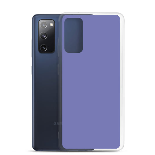 Chetwode Blue Purple Samsung Clear Thin Case Plain Color CREATIVETECH