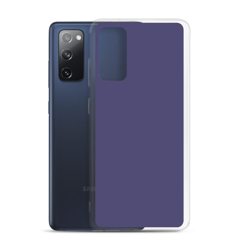 Load image into Gallery viewer, Corn Flower Blue Samsung Clear Thin Case Plain Color CREATIVETECH