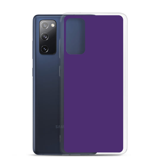 Purple Samsung Clear Thin Case Plain Color CREATIVETECH