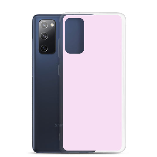 Selago Pink Samsung Clear Thin Case Plain Color CREATIVETECH