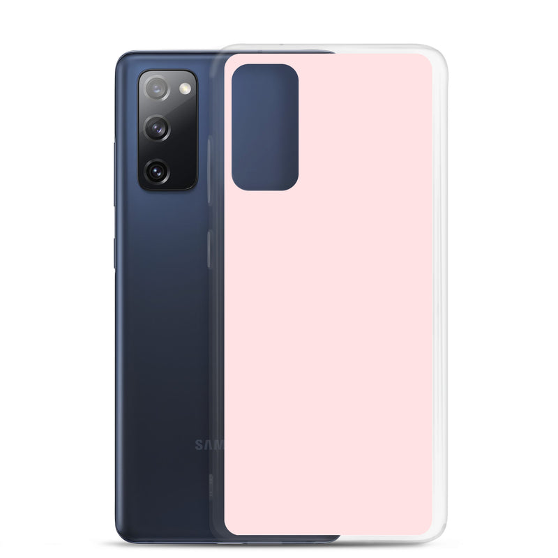 Load image into Gallery viewer, Pale Pink Samsung Clear Thin Case Plain Color CREATIVETECH