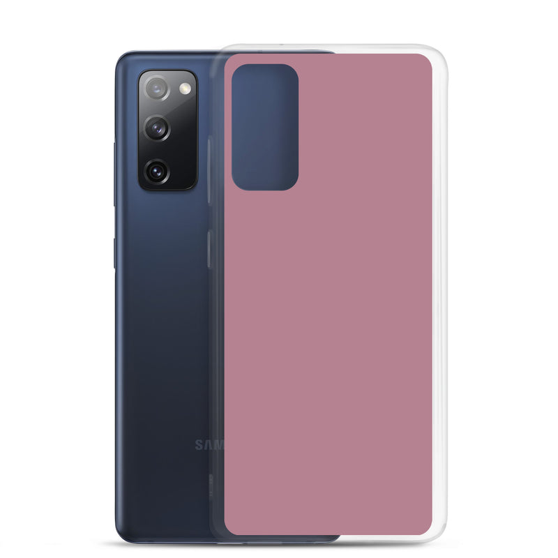 Load image into Gallery viewer, Tapestry Deep Ash Pink Samsung Clear Thin Case Plain Color CREATIVETECH