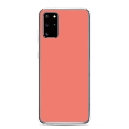 Geraldine Red Samsung Clear Thin Case Plain Color CREATIVETECH