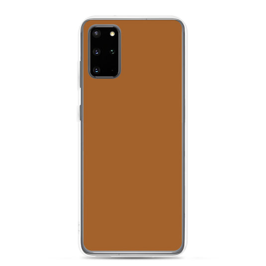 Rich Brown Samsung Clear Thin Case Plain Color CREATIVETECH