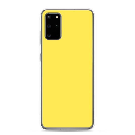 Paris Daisy Yellow Samsung Clear Thin Case Plain Color CREATIVETECH