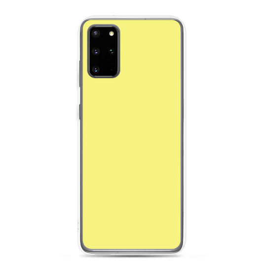 Dolly Yellow Samsung Clear Thin Case Plain Color CREATIVETECH