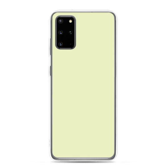 Snow Flurry Green Samsung Clear Thin Case Plain Color CREATIVETECH