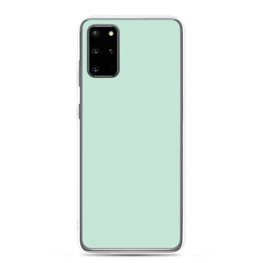 Aero Blue Green Samsung Clear Thin Case Plain Color CREATIVETECH