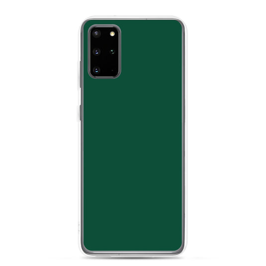 British Racing Green Samsung Clear Thin Case Plain Color CREATIVETECH