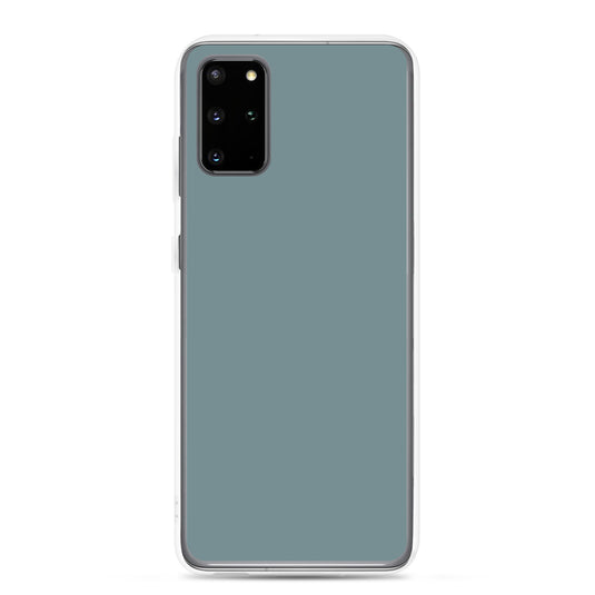 Gothic Blue Samsung Clear Thin Case Plain Color CREATIVETECH