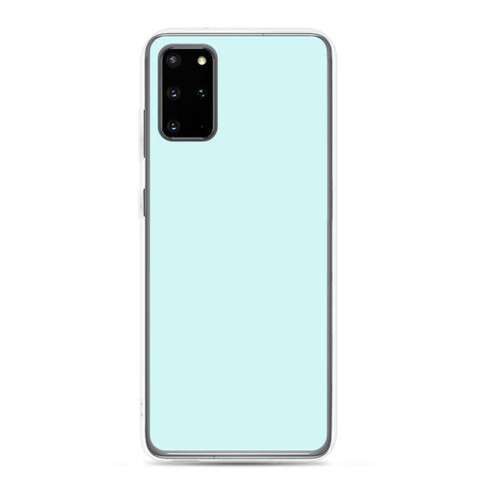 Light Cyan Blue Samsung Clear Thin Case Plain Color CREATIVETECH