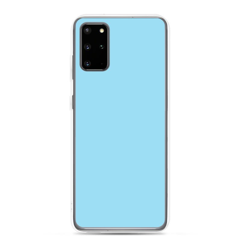 Load image into Gallery viewer, Columbia Blue Samsung Clear Thin Case Plain Color CREATIVETECH