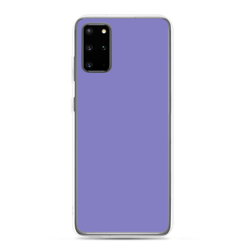 Load image into Gallery viewer, Moody Blue Purple Samsung Clear Thin Case Plain Color CREATIVETECH