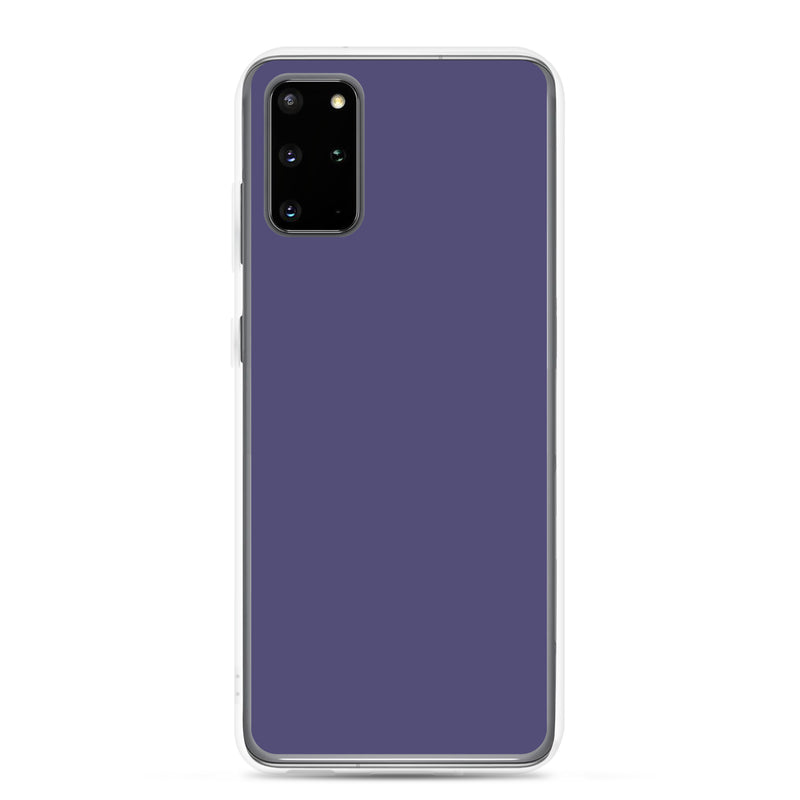 Load image into Gallery viewer, Corn Flower Blue Samsung Clear Thin Case Plain Color CREATIVETECH